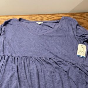 Blue pulse size shirt